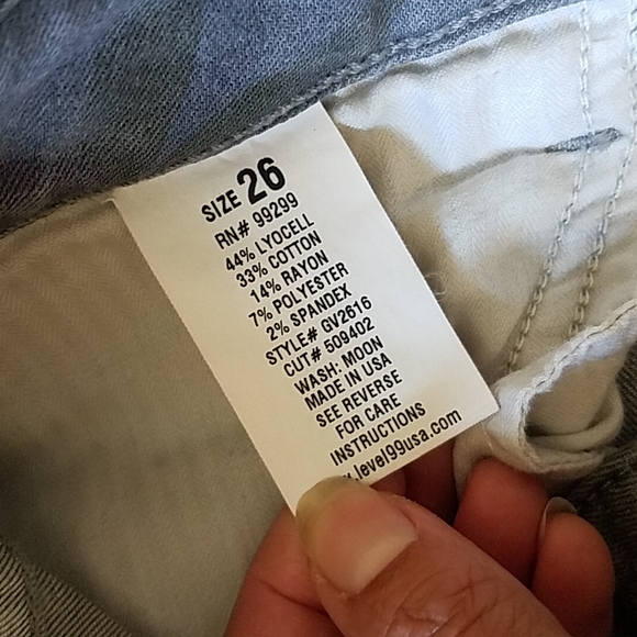 Level 99 Janice Ultra Skinny in Moon size 26 - Picture 6 of 7